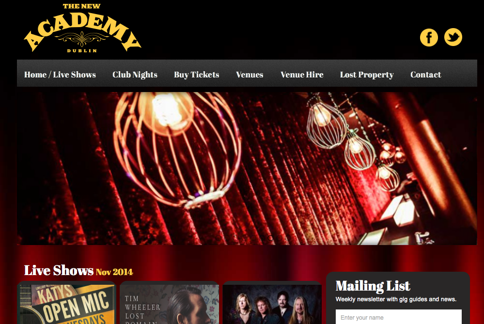 The Academy Dublin Live Music